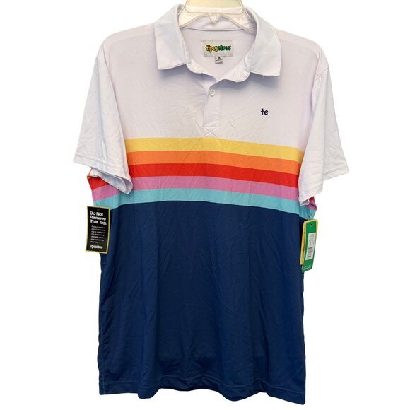 Mens Tipsy Elves Santa Fe Golf Polo - NWT - Size Medium - Picture 5 of 8